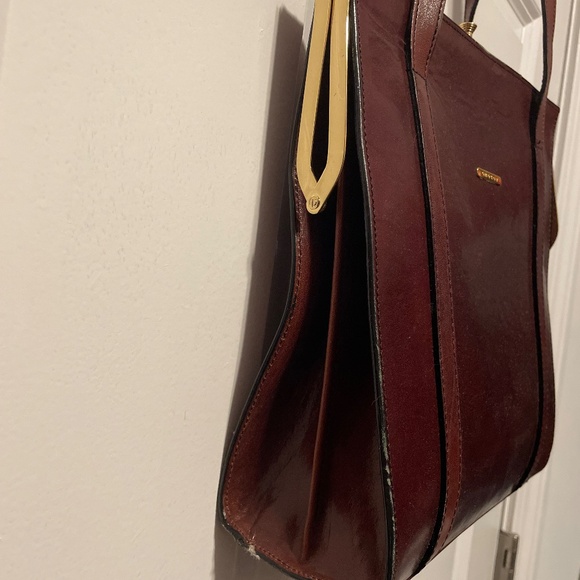 Oroton Vintage Cowhide frame Tote w/ detached original price tag Retail $345 - Picture 3 of 9